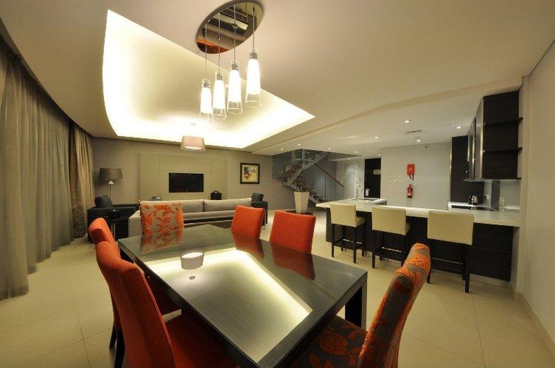 Majestic Arjaan By Rotana - Manama Aparthotel Exterior photo A modern dining room