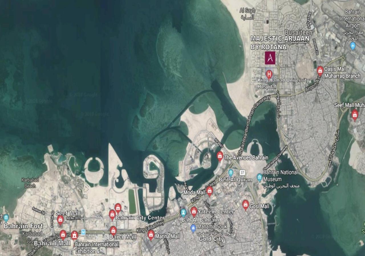 Majestic Arjaan By Rotana - Manama Aparthotel Exterior photo Satellite view